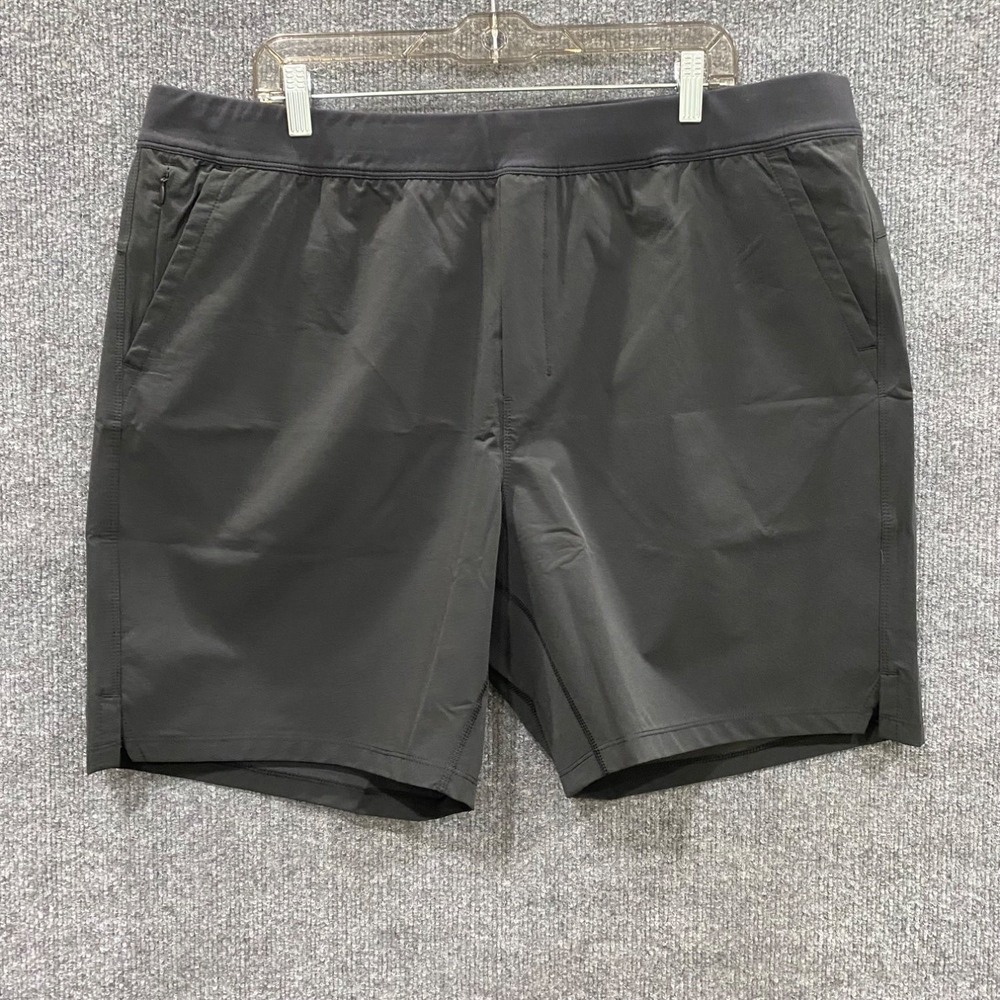 Public Rec Shorts Flex Short Mens Size 42 Black Main 7.5 Inch Inseam NWT Stretch